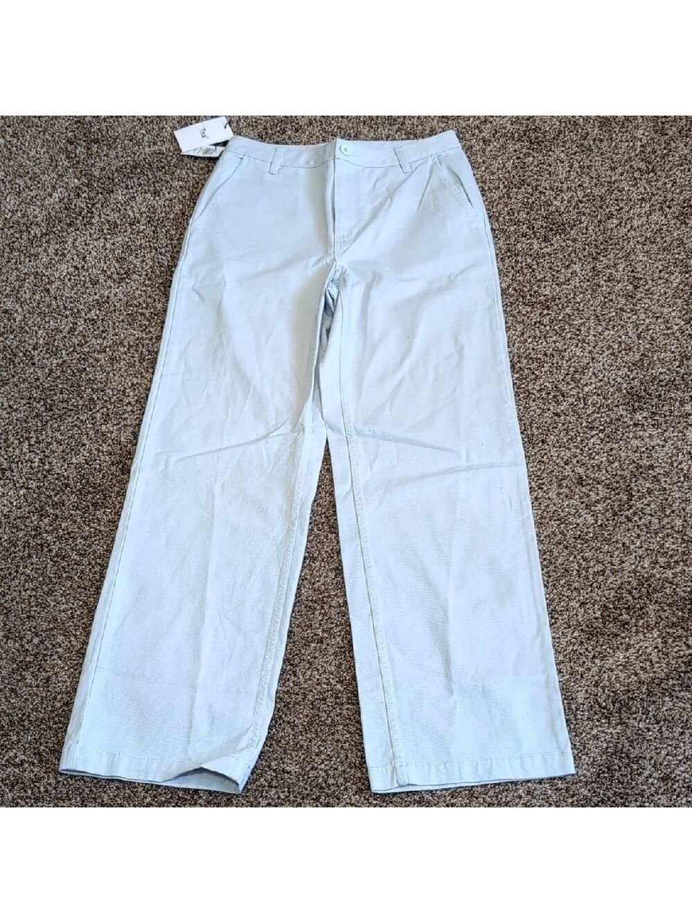 Aritzia TNA Wide-Leg Sedwick Pants Light Blue Size 2 NEW